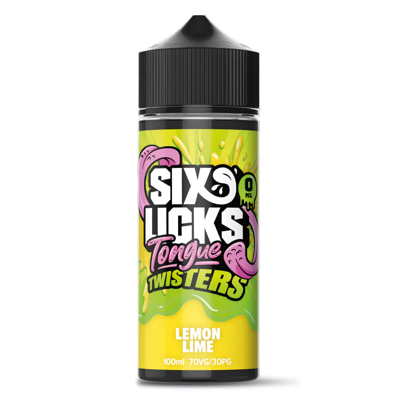 Lemon Lime 100ml By Six Licks Tongue Twisters