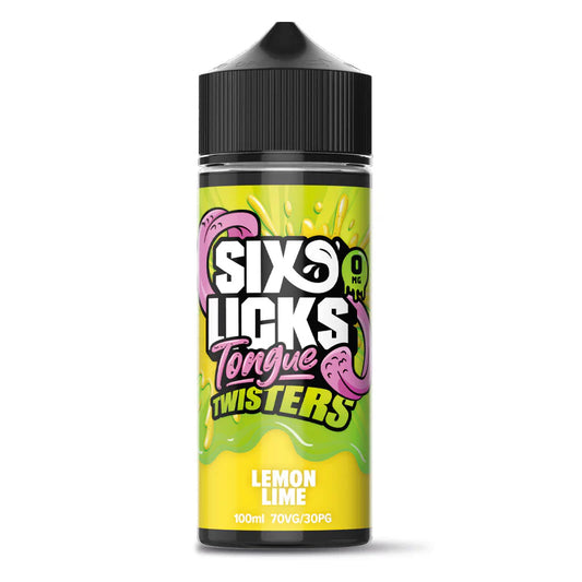 Lemon Lime 100ml By Six Licks Tongue Twisters