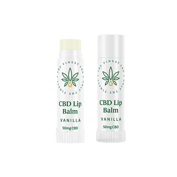 50mg CBD Vanilla Lip Balm Stick – 5ml by The Finest Balm