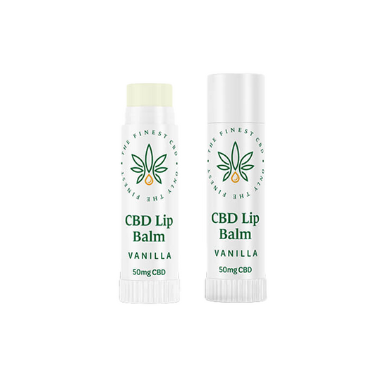 50mg CBD Vanilla Lip Balm Stick – 5ml by The Finest Balm