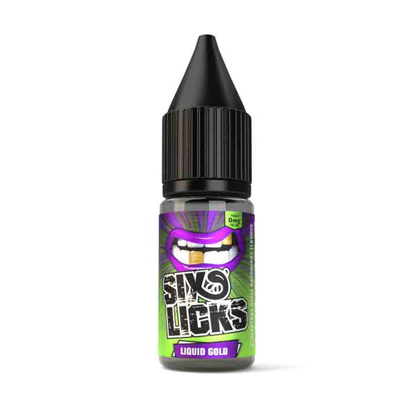 Liquid Gold 10ml Nic Salt by Six Licks