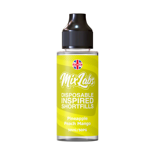 Pineapple Peach Mango 50/50 100ml by Mix Labs Disposable Inspired