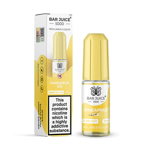 Pineapple Ice 10ml Nic Salt by Bar Juice 5000