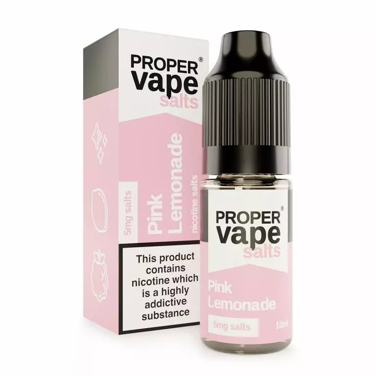 Pink Lemonade 10ml by Proper Vape Nic Salt