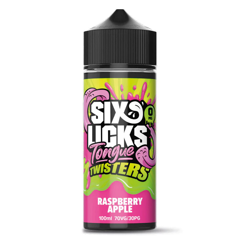 Raspberry Apple 100ml By Six Licks Tongue Twisters