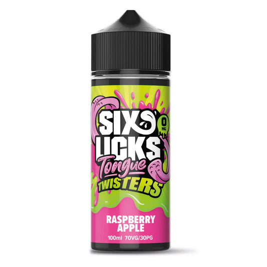 Raspberry Apple 100ml By Six Licks Tongue Twisters