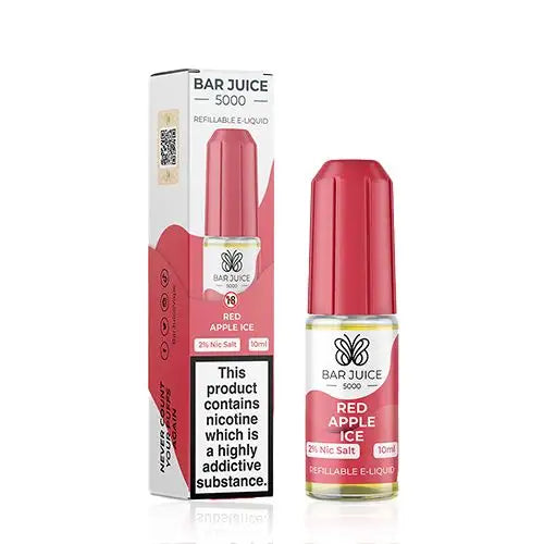 Red Apple Ice 10ml Nic Salt by Bar Juice 5000