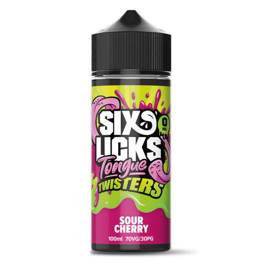 Sour Cherry 100ml By Six Licks Tongue Twisters