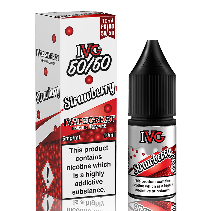 Strawberry 10ml by IVG 50/50