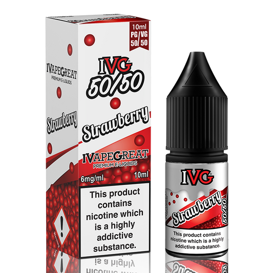 Strawberry 10ml by IVG 50/50