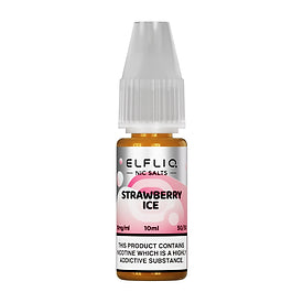 Strawberry Ice 10ml by Elfliq Nic Salt