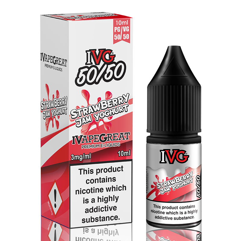 Strawberry Jam Yoghurt 10ml by IVG 50/50