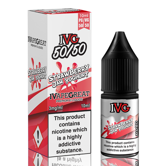 Strawberry Jam Yoghurt 10ml by IVG 50/50