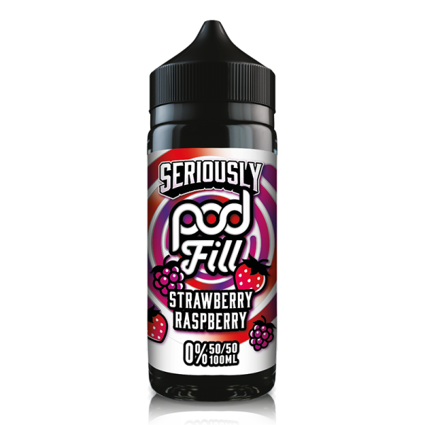 Strawberry Raspberry 100ml by Seriously Pod Fill