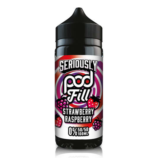 Strawberry Raspberry 100ml by Seriously Pod Fill