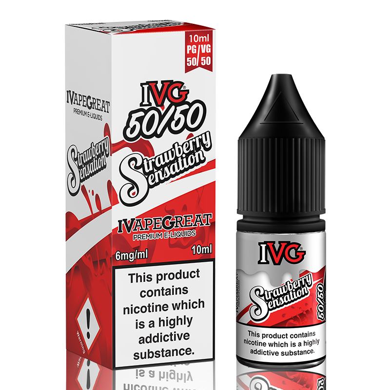 Strawberry Sensation 10ml by IVG 50/50