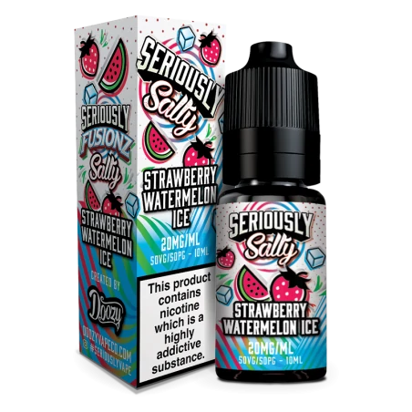 Strawberry Watermelon Ice 10ml Nic Salt by Seriously Salty