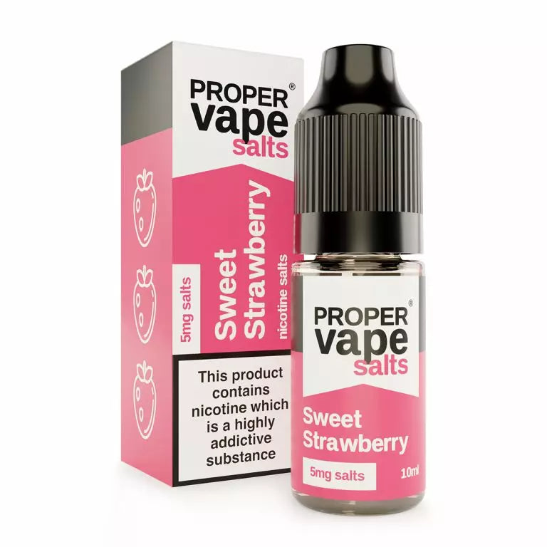 Sweet Strawberry 10ml by Proper Vape Nic Salt