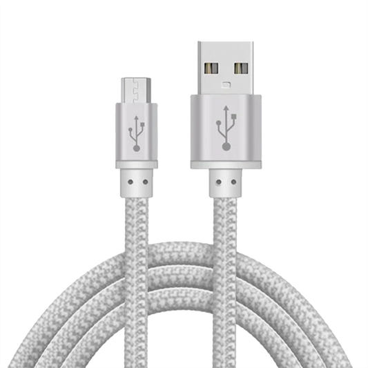 1M Nylon Braided Micro USB Cable