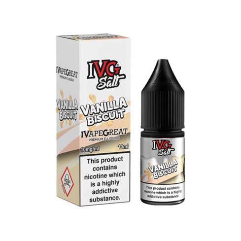 Vanilla Biscuit 10ml by IVG Nic Salt