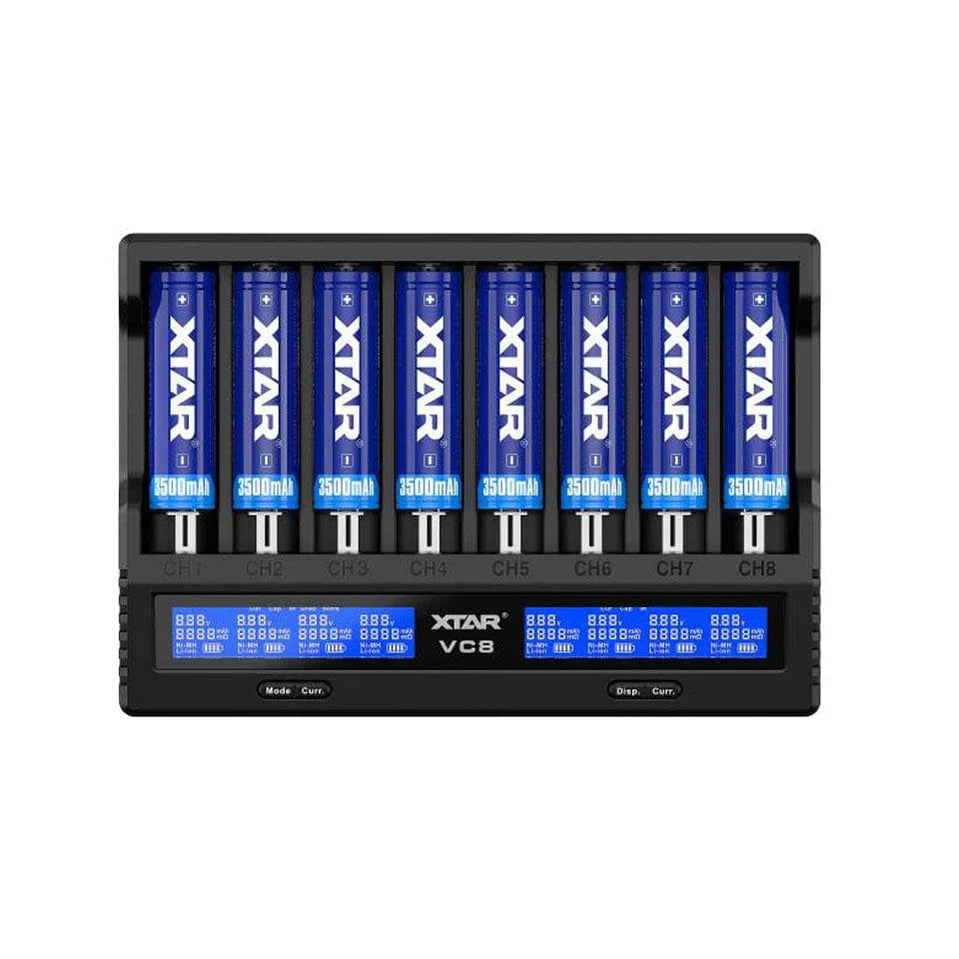 Xtar VC8 8-Bay Battery Charger by XTAR