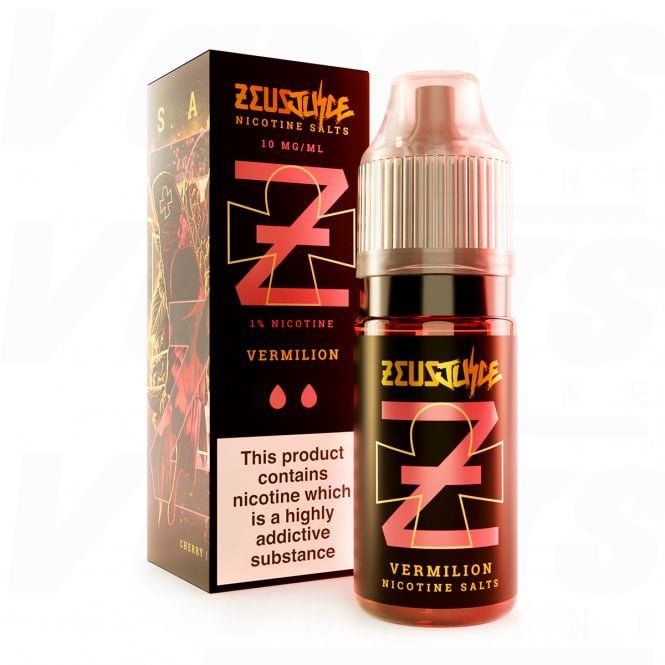 Vermilion 10ml by Zeus Nic Salt