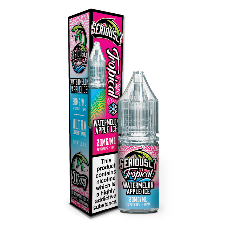 Watermelon Apple Ice 10ml Nic Salt By Seriously Tropical