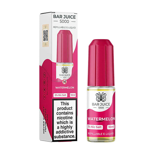 Watermelon 10ml Nic Salt by Bar Juice 5000