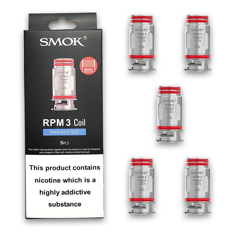 RPM 3 Replacement Coils (5 Pack) by Smok