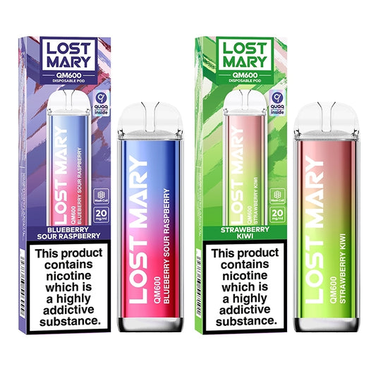 Lost Mary QM600 (Mesh Coil) Disposable Vape